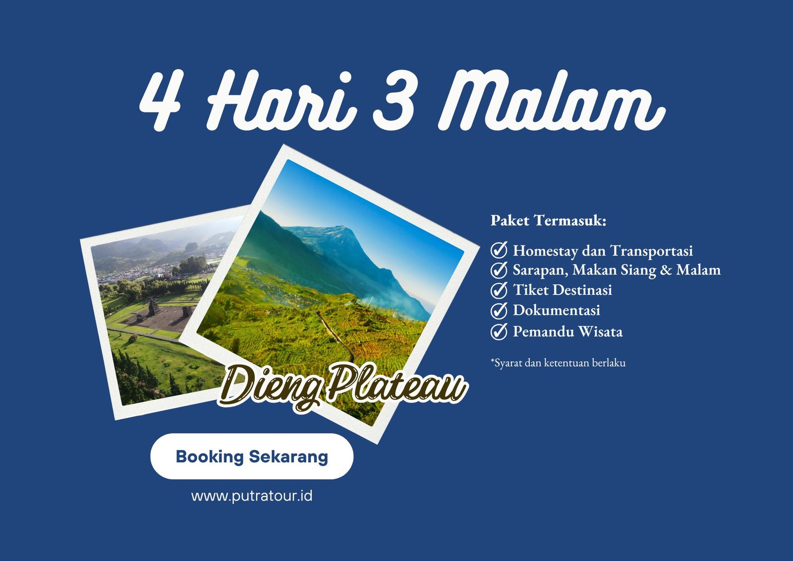 Paket Wisata Dieng 4 Hari 3 Malam
